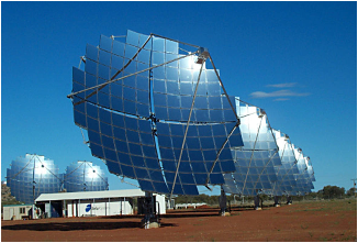 Parabolic Dishes Concentrated Solar Power
